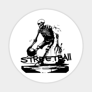 skeleton streetball Magnet